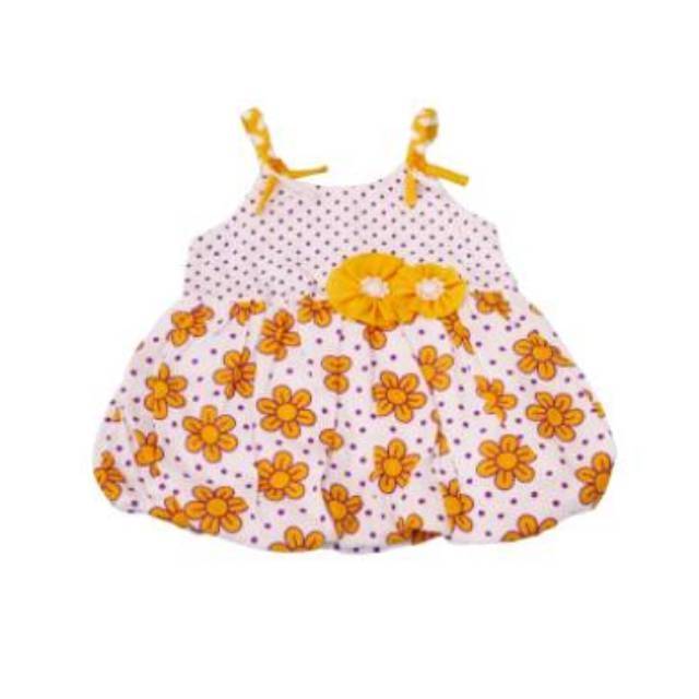 Dress Bayi Motif Bunga/Gaun Bayi/Terusan Bayi