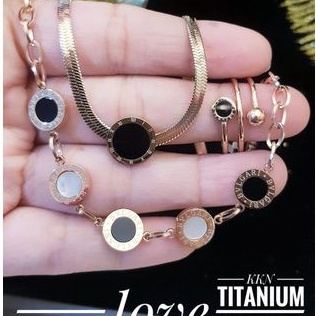 TiTanium set perhiasan wanita K61