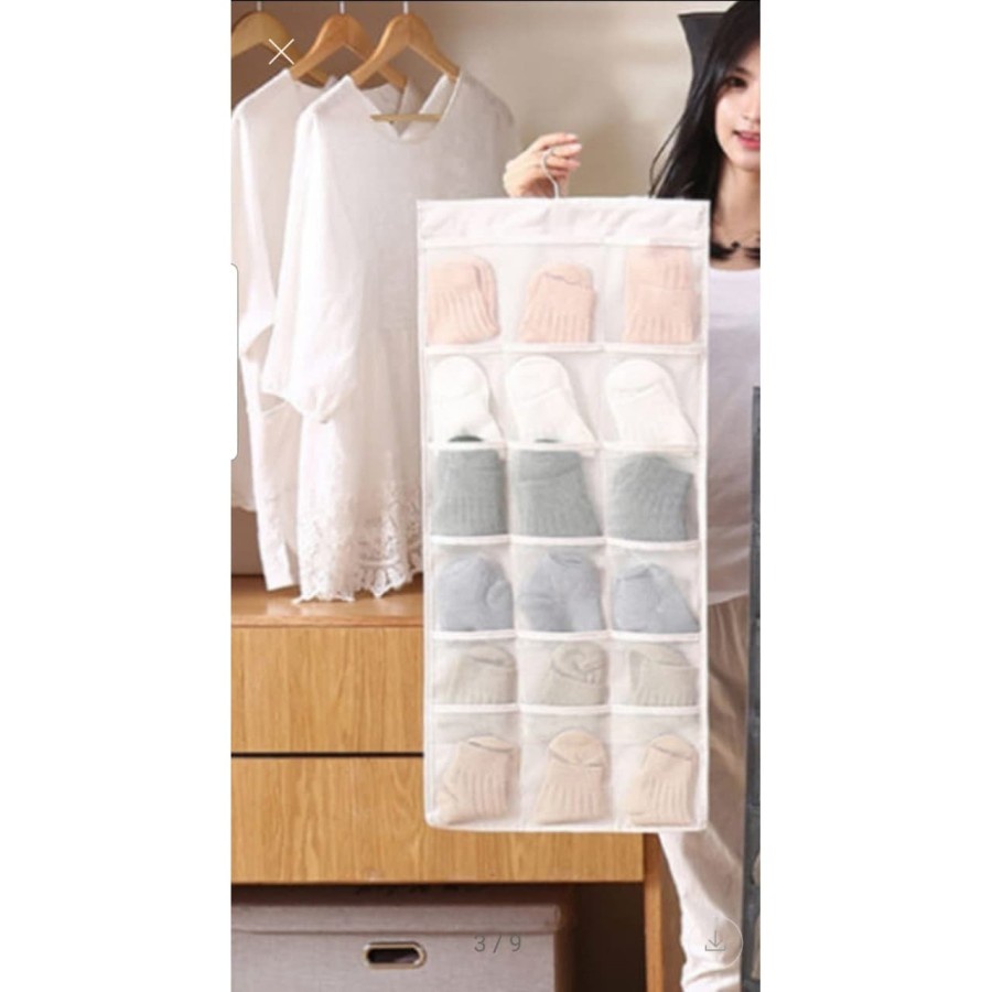 tempat penyimpanan kaos kaki storage organizer