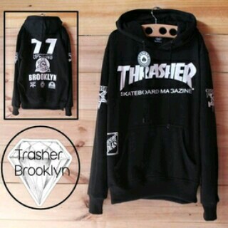 thrasher brooklyn 77 hoodie