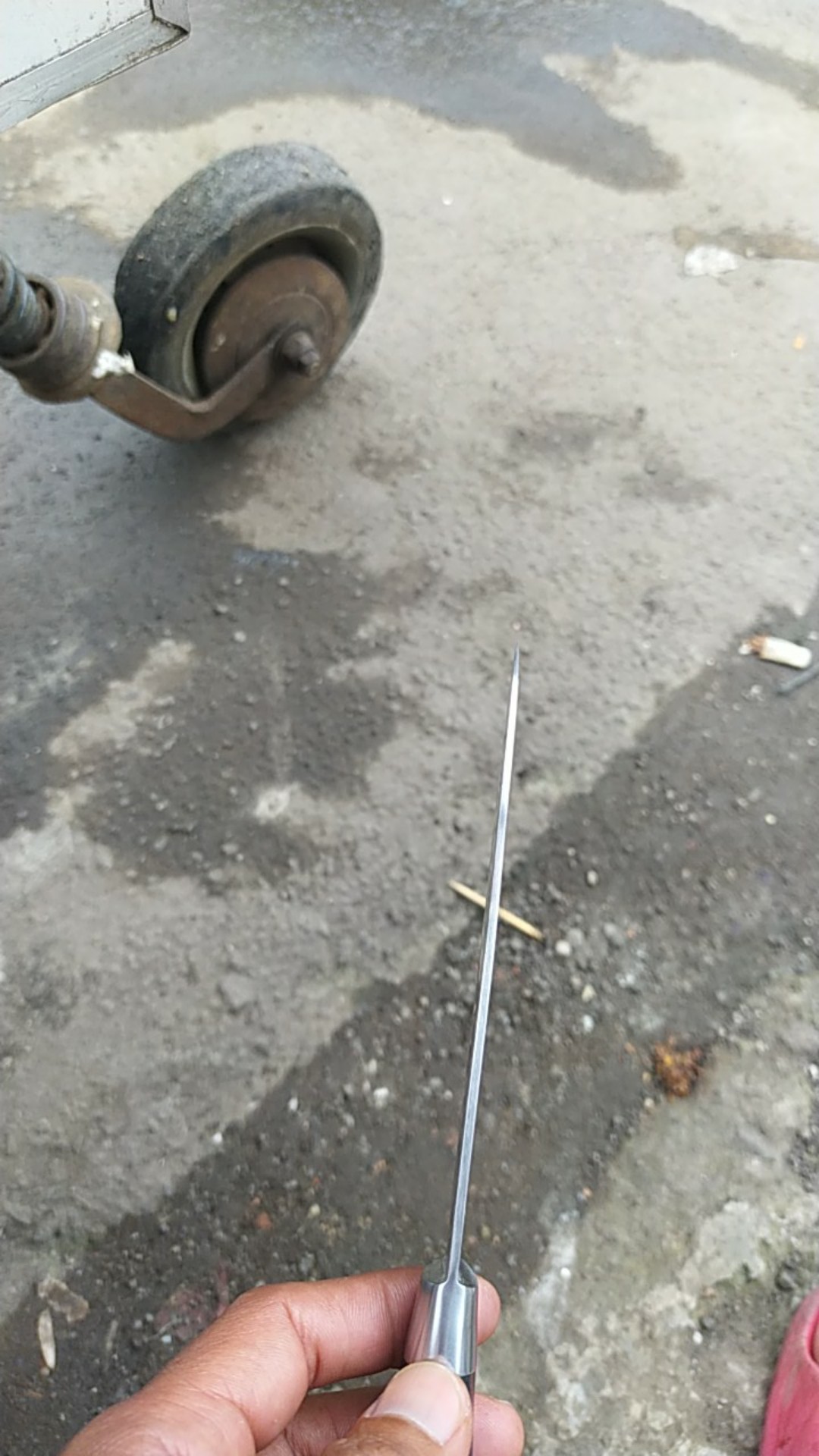 Pisau Dapur Santoku Knife Chef Damascus Pattern 5 Inch Santoku