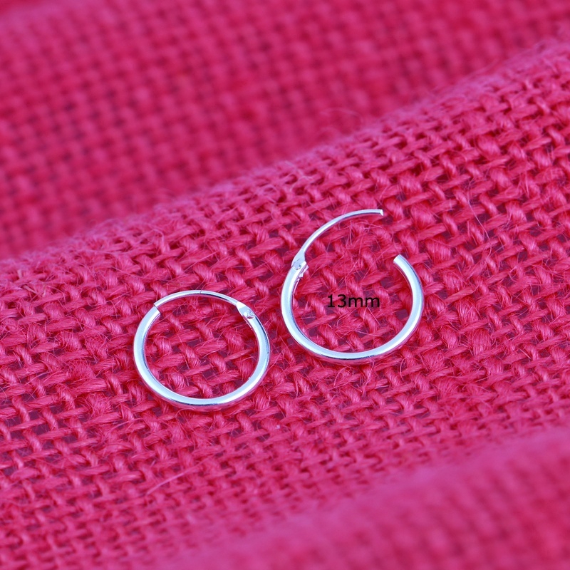 1pairs Hoop Sterling Silver Earrings Tragus Helix Piercing