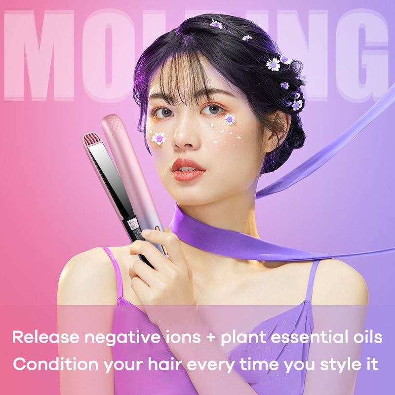 Kaikki Catokan Rambut Mengeriting/Meluruskan-Kontrol suhu cerdas Hair Straightener Catokan Rambut Infrared Ceramic