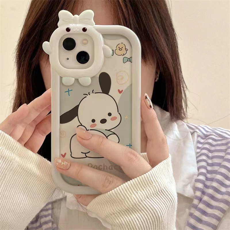 Ins Casing iPhone 14 14pro 14Plus 14prm 13 13pro 13prm 11 6splus 7Plus 8Plus Xr XS 13 12pro Max Motif Winnie the Pooh