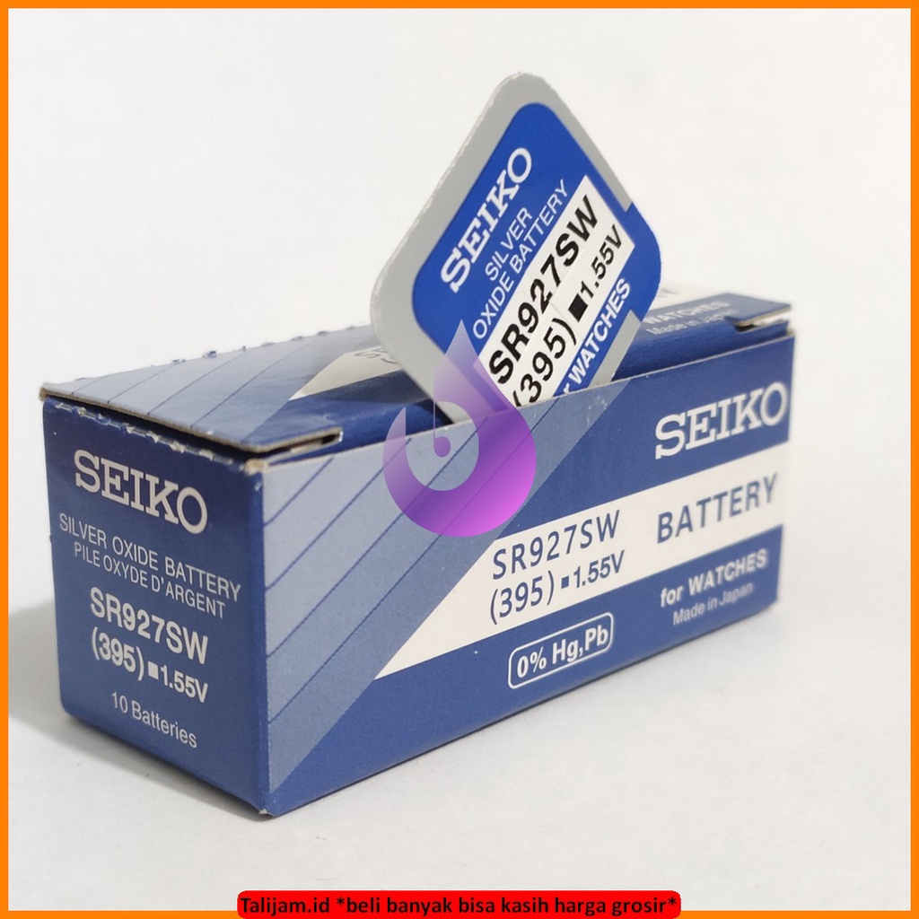 Original batu Battery Batrei Seiko SR 927 SW Seiko 395 SeikoJapan
