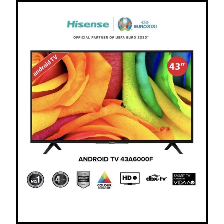 Hisense Android Tv 43A6000F