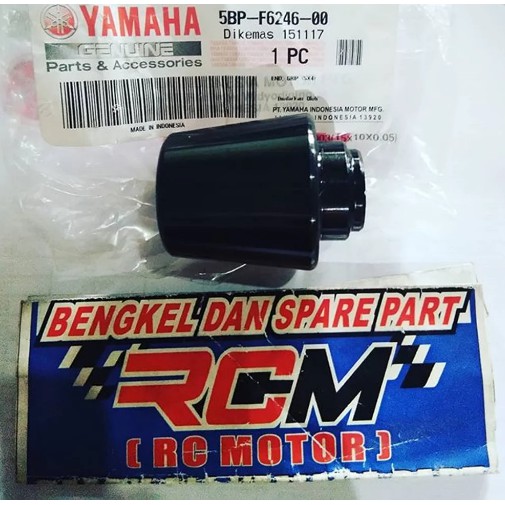 5BP-F6246-00 END GRIP ENDGRIP BANDUL JALU STANG SCORPIO RXKING RX KING RXK ORI ORIGINAL YAMAHA
