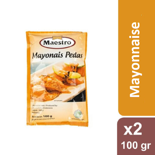 

Maestro Mayonnaise Pedas Sachet 100 gr x2