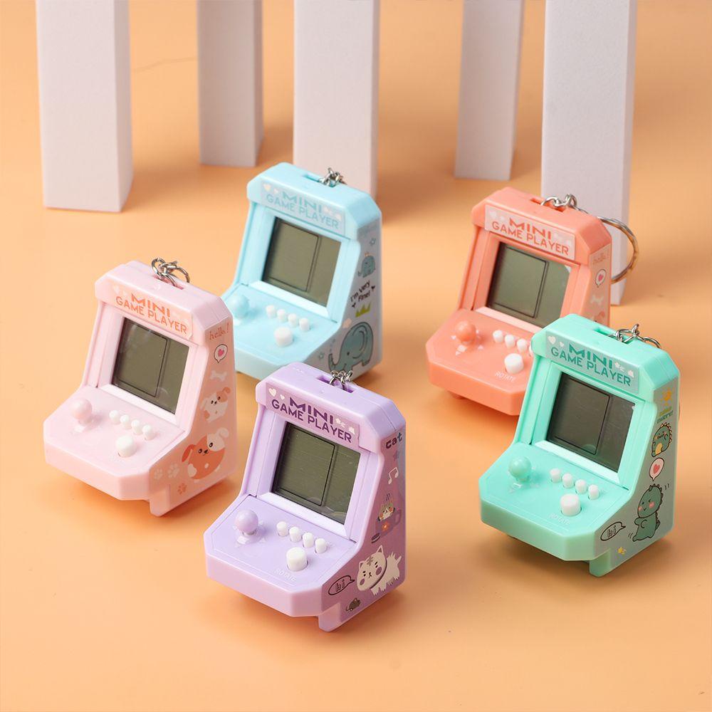 Top Mini Game Player Schoolbag Decor Kid Gift Ornamen Konsol Game Genggam
