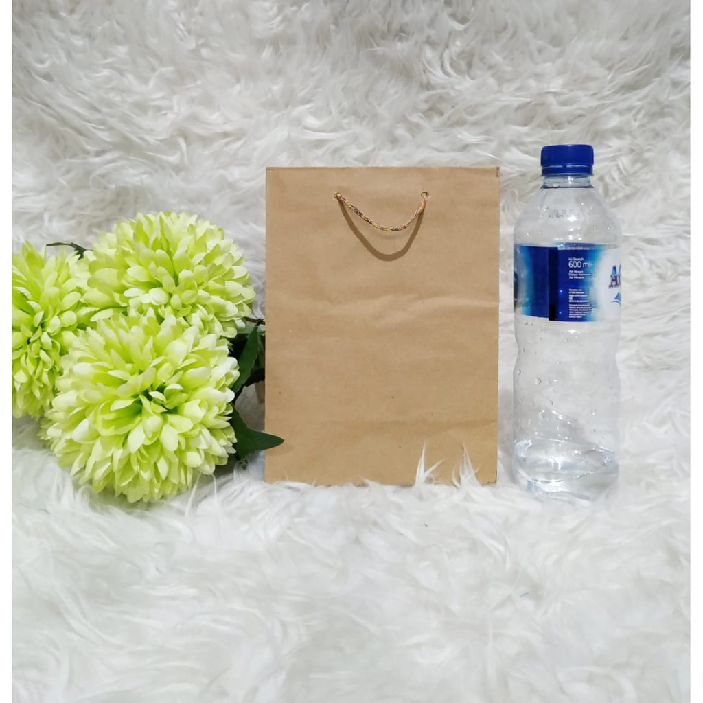 

TAS KERTAS PAPER BAG 15x6x20 cm PolosSamson Craft Coklat Bingkisan Souvenir Ulang Tahun PBS Gift Bag