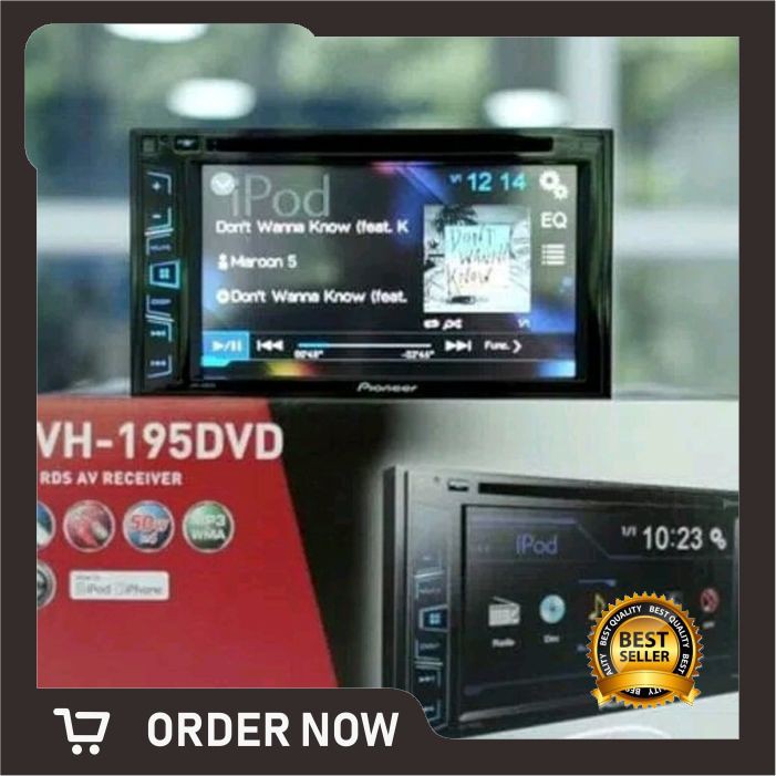 Doubledin TV Mobil Pioneer AVH 195DVD Garansi Resmi