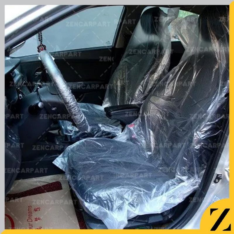 Cover Jok Mobil Disposable Sarung Interior Plastik Detailing Bengkel Seat Cover Plastic