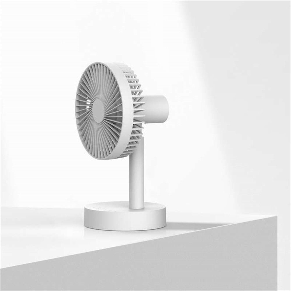 Portable Mini Fan Quiet Desk Fan Usb Powered Built In Battery White Shopee Indonesia