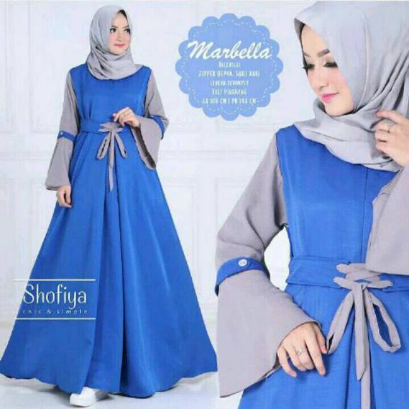 Gamis marbella /dress marbela