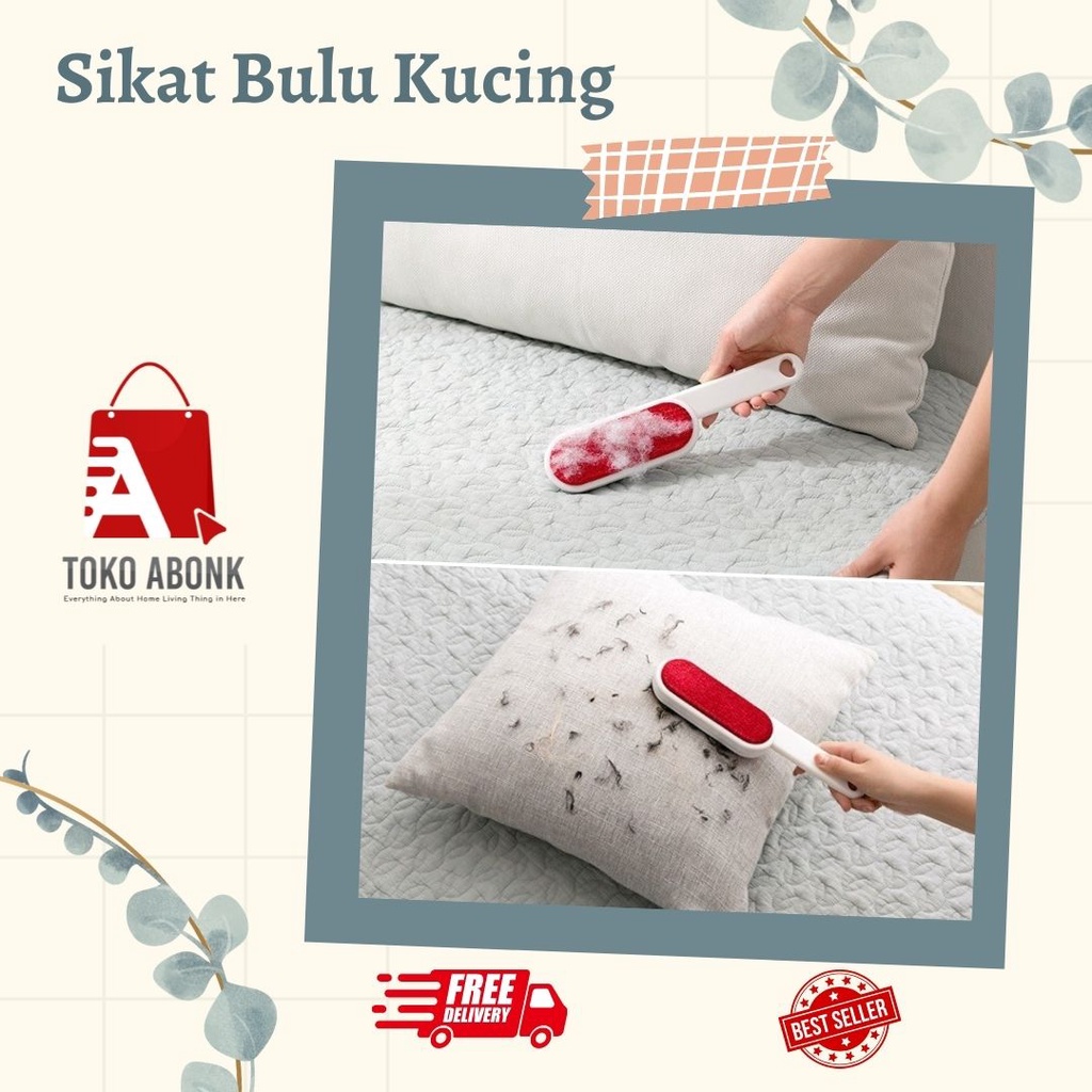 Sikat Pembersih Bulu Kucing Pembersih Bulu Anjing Sikat Baju Sikat