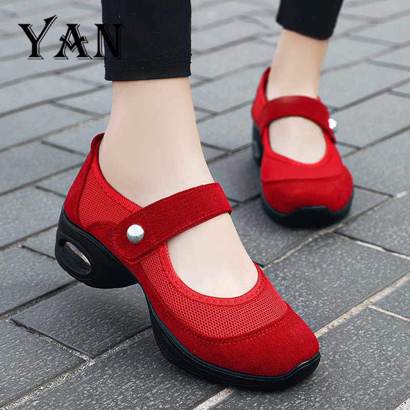 YAN Sepatu Dance Latin Wanita /Line Dance Sepatu Terbaru Ringan