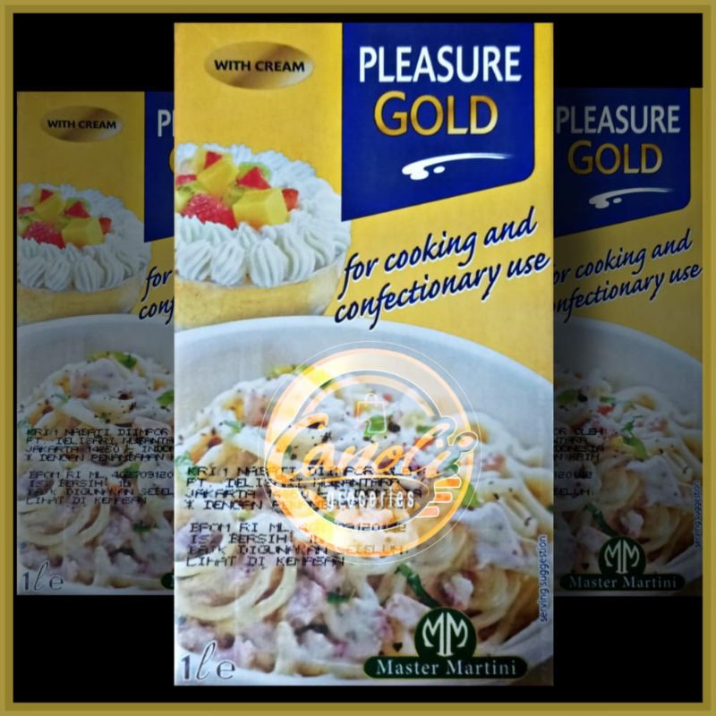 pleasure gold / cooking cream 1 liter / master martini