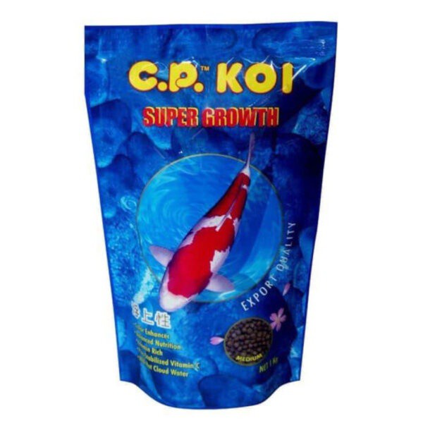 CP Koi Super Growth Size Medium M 5mm 5 mm 1kg 1 kg Pakan Makanan Ikan