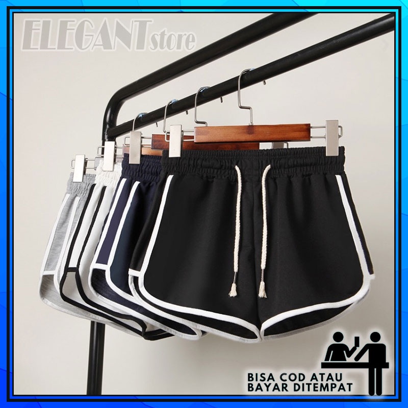 celana pendek wanita celana santai celana training pendek wanita gaya korea terbaru