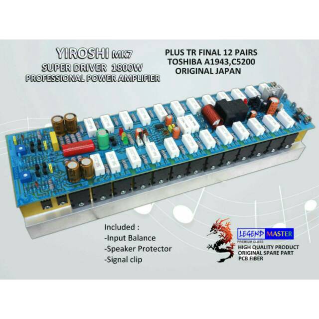 POWER YIROSHI MK7 1800W +TR
