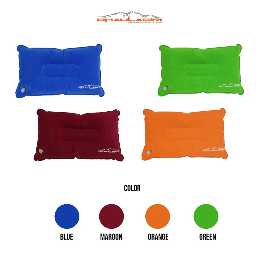 Bantal Tiup Dhaulagiri Travel Pillow Outdoor Camping Gunung Portable