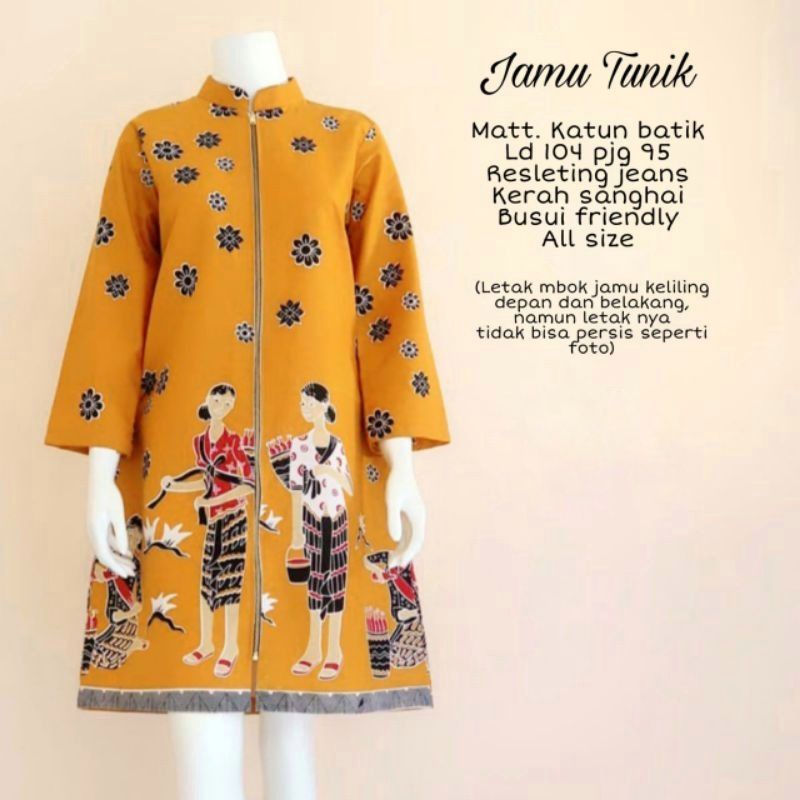 Tunik Batik Mbak Jamu Kembar