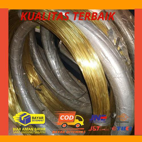 READY COD Kawat Kuningan 0.8mm , 1mm , 1.5mm, 2mm, 2.5mm, 3mm