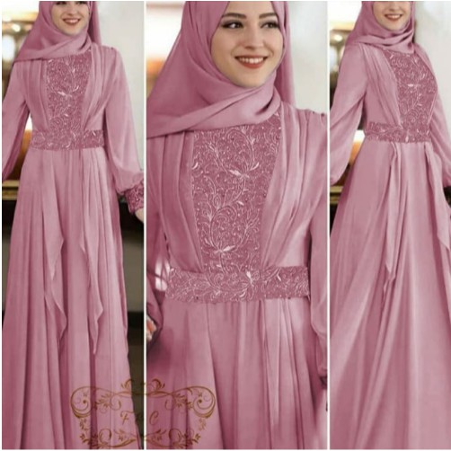 TERBARU LEBARAN 2021  RANIA dress baju pesta lamaran seragam manten Bridesmaids tersedia ukuran XS