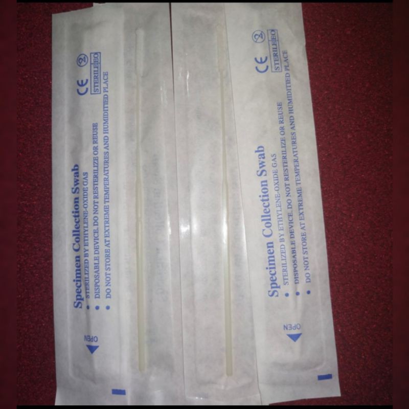 Specimen collection swab / nasofaring / swab hidung grosir 1 pack isi 100 pcs