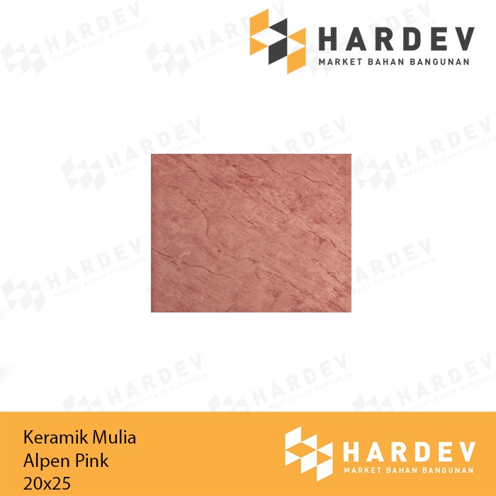 KERAMIK MULIA 20X25 ALPEN PINK KW1