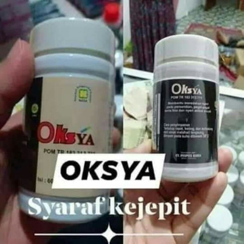 Obat Syaraf Kejepit Nasa / Oksya Nasa Obat Syaraf Kejepit / Obat Syaraf Kejepit Leher / Obat Syaraf 