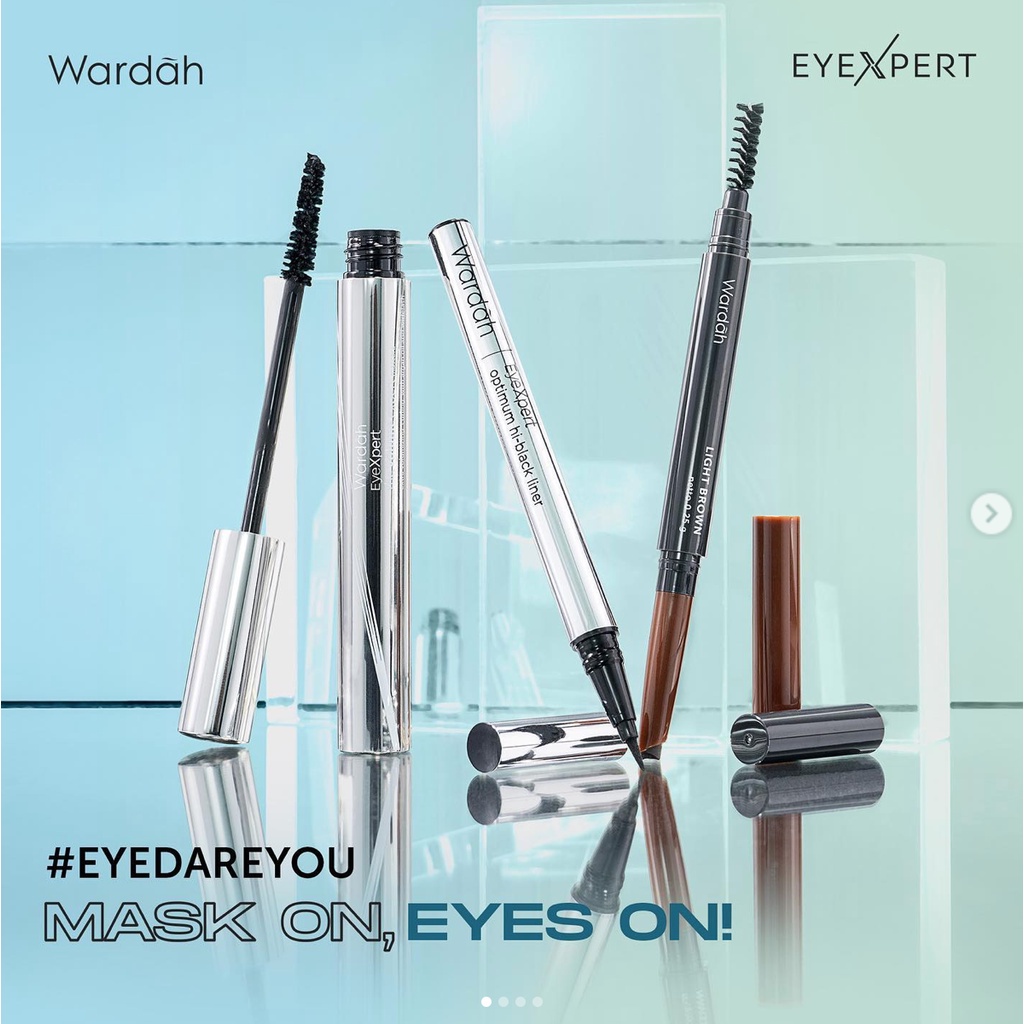 ❤️SiriBeauty❤️  WARDAH EyeXpert - Optimum Hi-Black Eyeliner Pen / Mascara Volume / Maskara AquaLash 