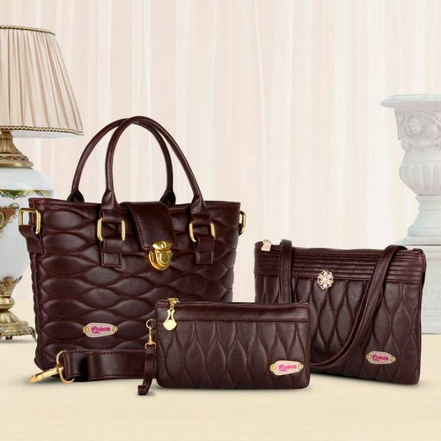 Keinarra set // tas wanita paket dompet tas selempang tas kerja tas exclusive ori  Quinta