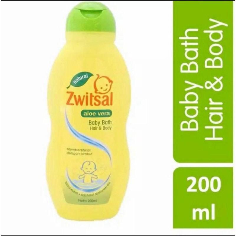 Zwitsal Baby Natural Bath Hair And Body 2 in 1 Aloe Vera 200 mL