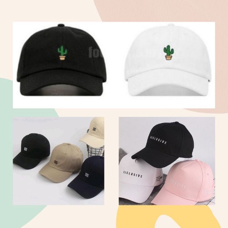 TERMURAH 8.8 TOPI / POLO CAPS / CASUAL BASEBALL CAP BORDIR K-POP VIRAL  LAKI PEREMPUAN KUALITAS DISTRO PREMIUM AR-RAHMAN