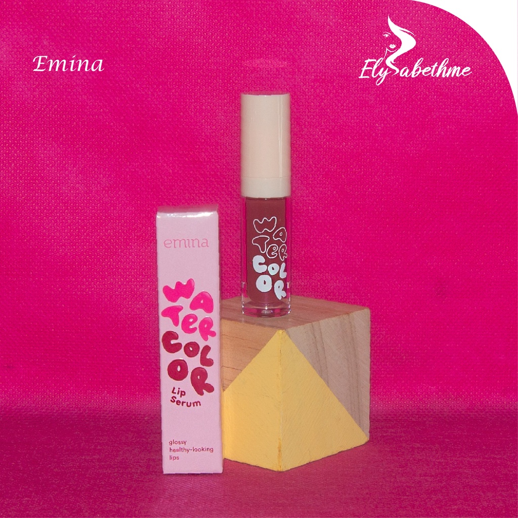 ✿ELYSABETHME✿ Emina Lip Serum Water Color pewarna bibir lips tint cream mattee