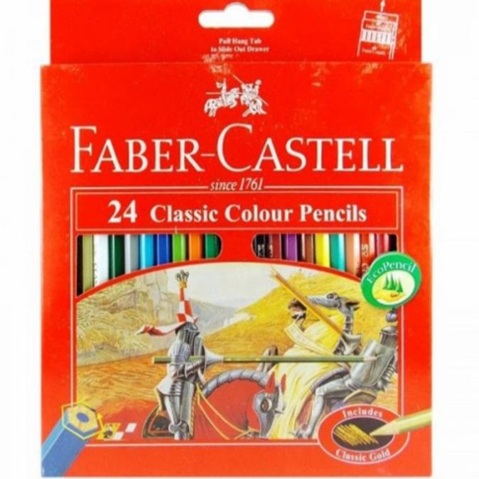 

Faber Castell 24 Classic Colour Pensil Warna Original
