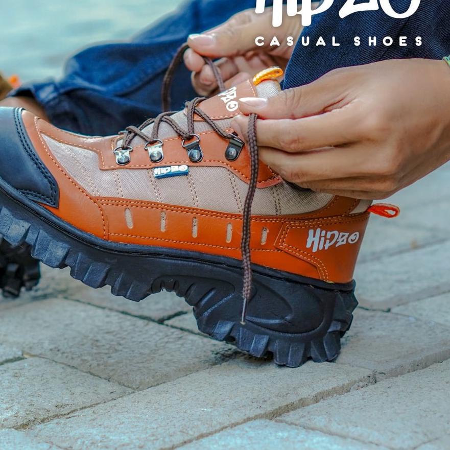 Limited - Sepatu Safety Pria  Ujung Besi Hipzo M 052 Original 100% Anti Air Safety Sefty Shoes Boots  Pria Wanita Cheetah Krisbow King Jogger
