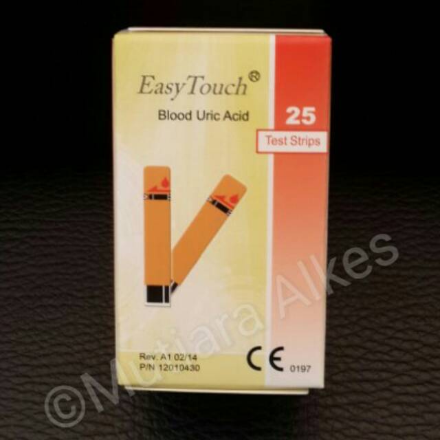(MUTIARA ALKES) Strip Easy Touch Asam Urat - Uric Acid