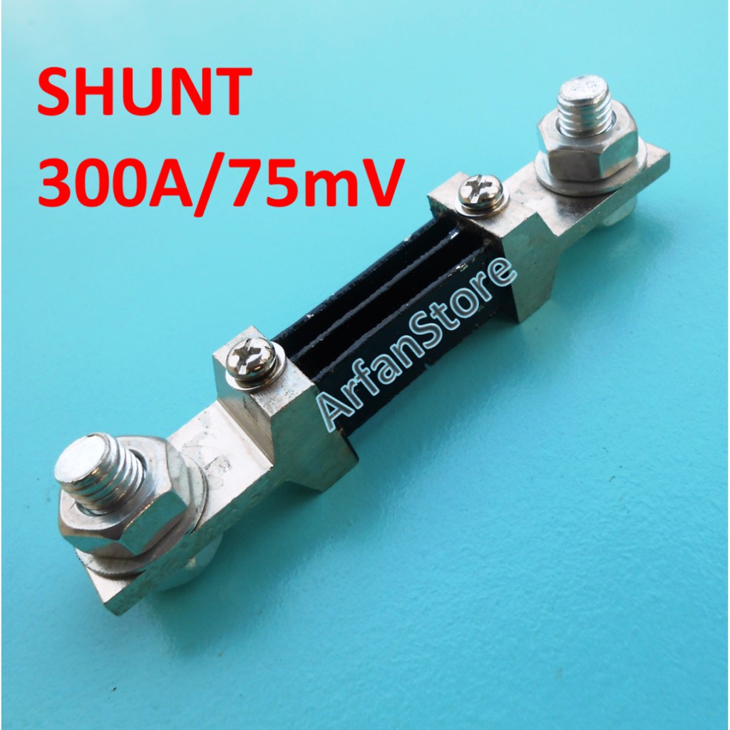 Shunt Resistor 300A 75mV Untuk Ammeter Display 300A Ampere Meter