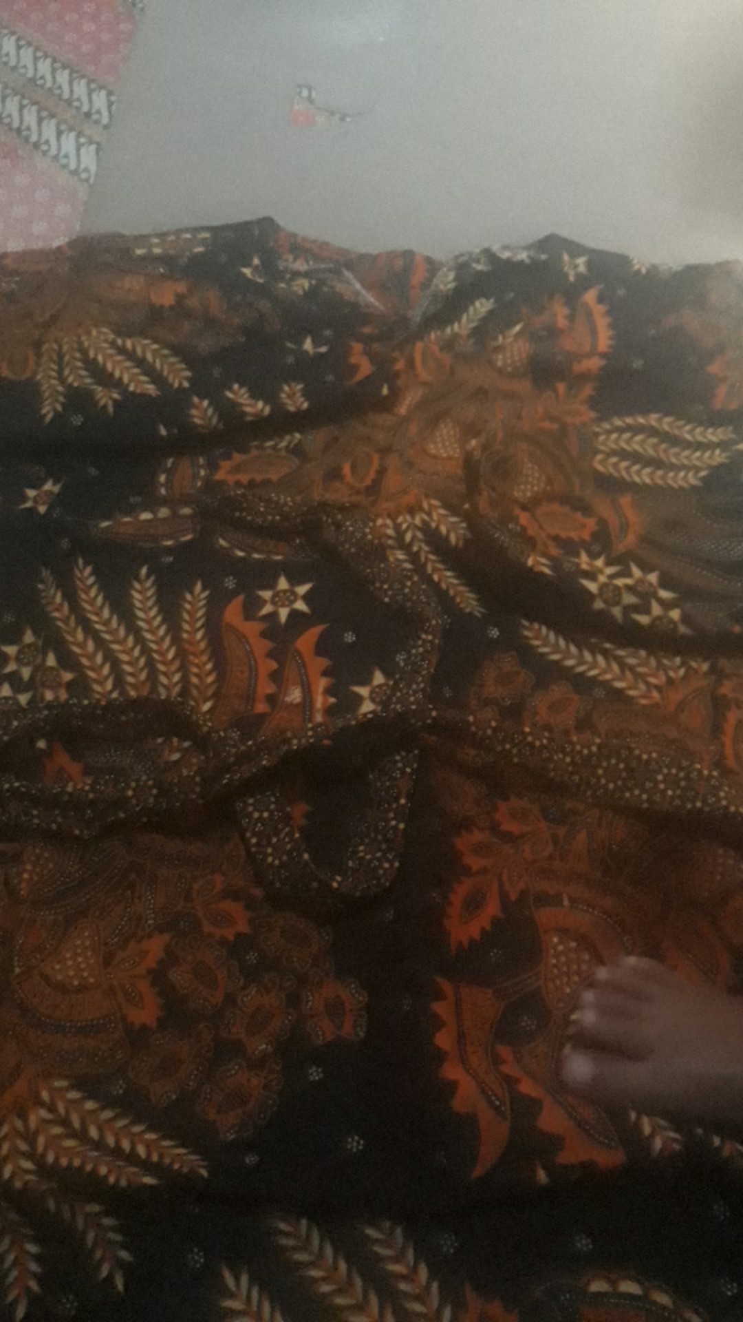 Couple Gamis Sogan 2501 Ceker Manggar Mas Kombinasi Batik Sarimbit