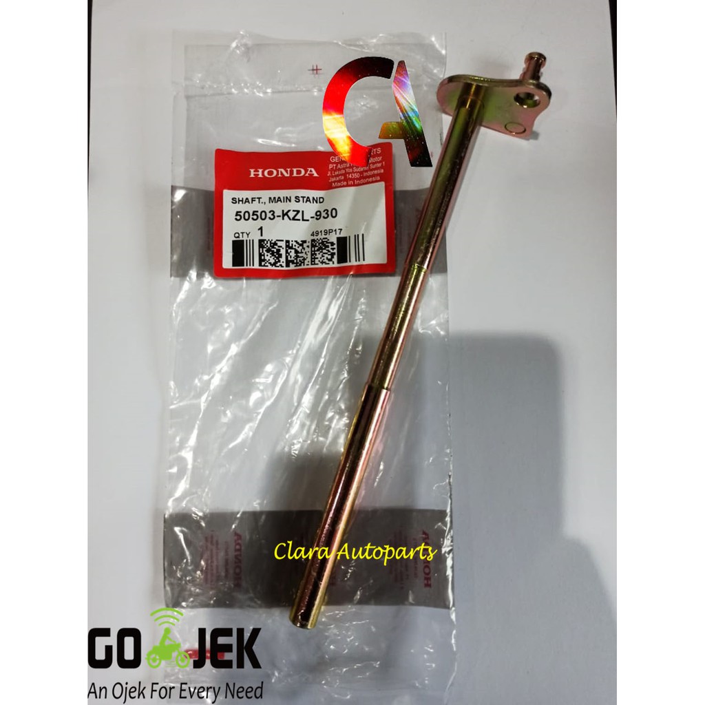 AS STANDAR TENGAH BEAT FI KZL BESI TULANG STANDAR TENGAH HONDA MOTOR BEAT FI KZL K25