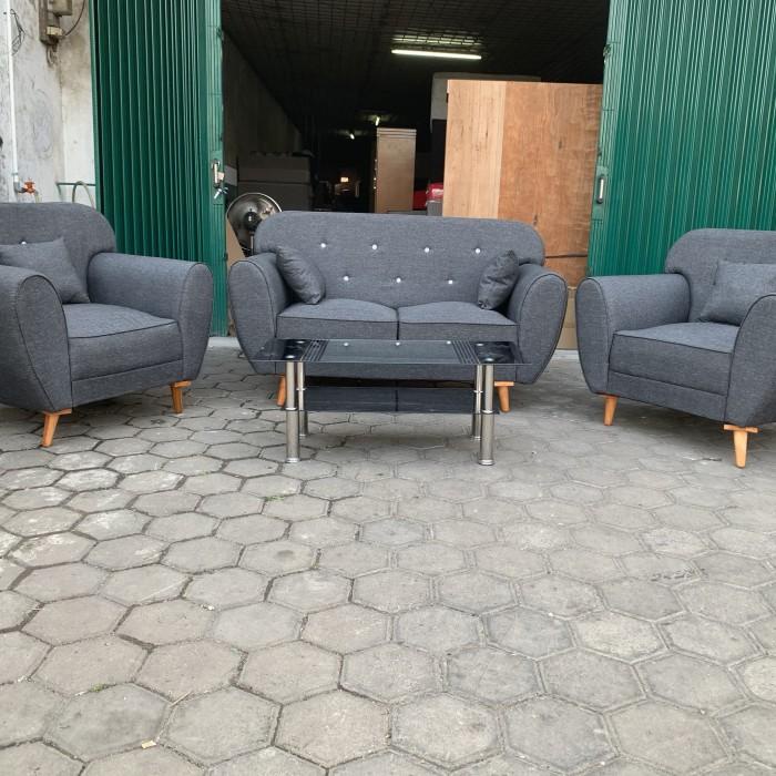 PROMO FREE ONGKIR SOFA TAMU MINIMALIS 211 + MEJA SCANDINAVIAN