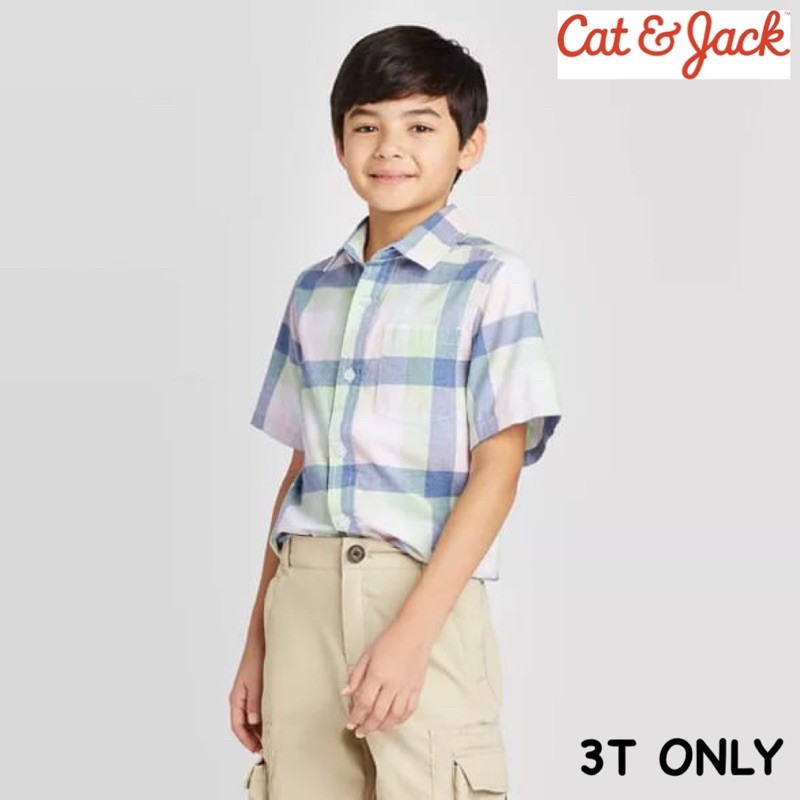 Kemeja Anak Laki Laki Cat & Jack (3T Only)
