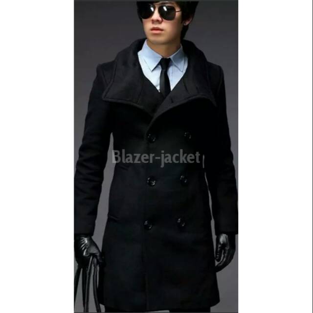 BLAZER JAS JAKET OUTWEAR COAT TOP QUALITY Korea Pria Cowok Western - Wool Cotton - Ready Shippment