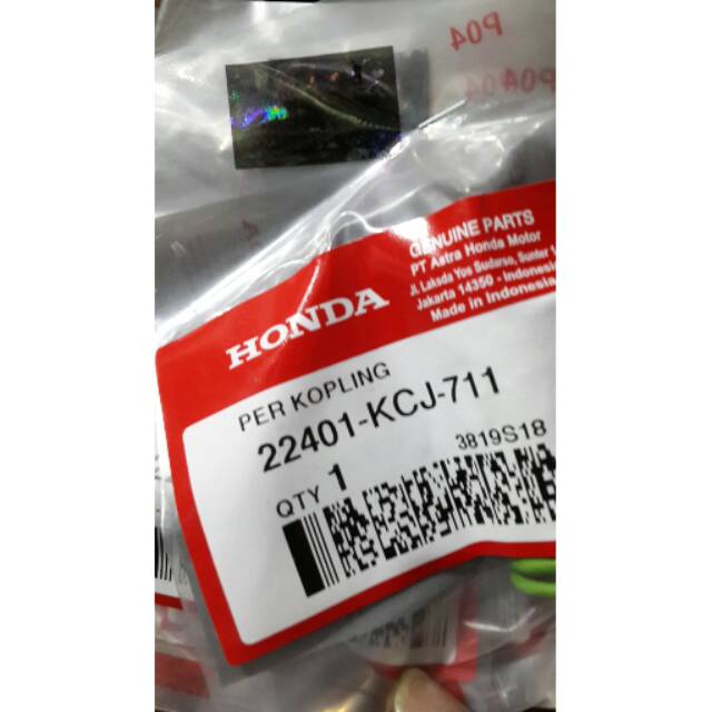 Per kopling 1set original honda tiger lama & tiger revo