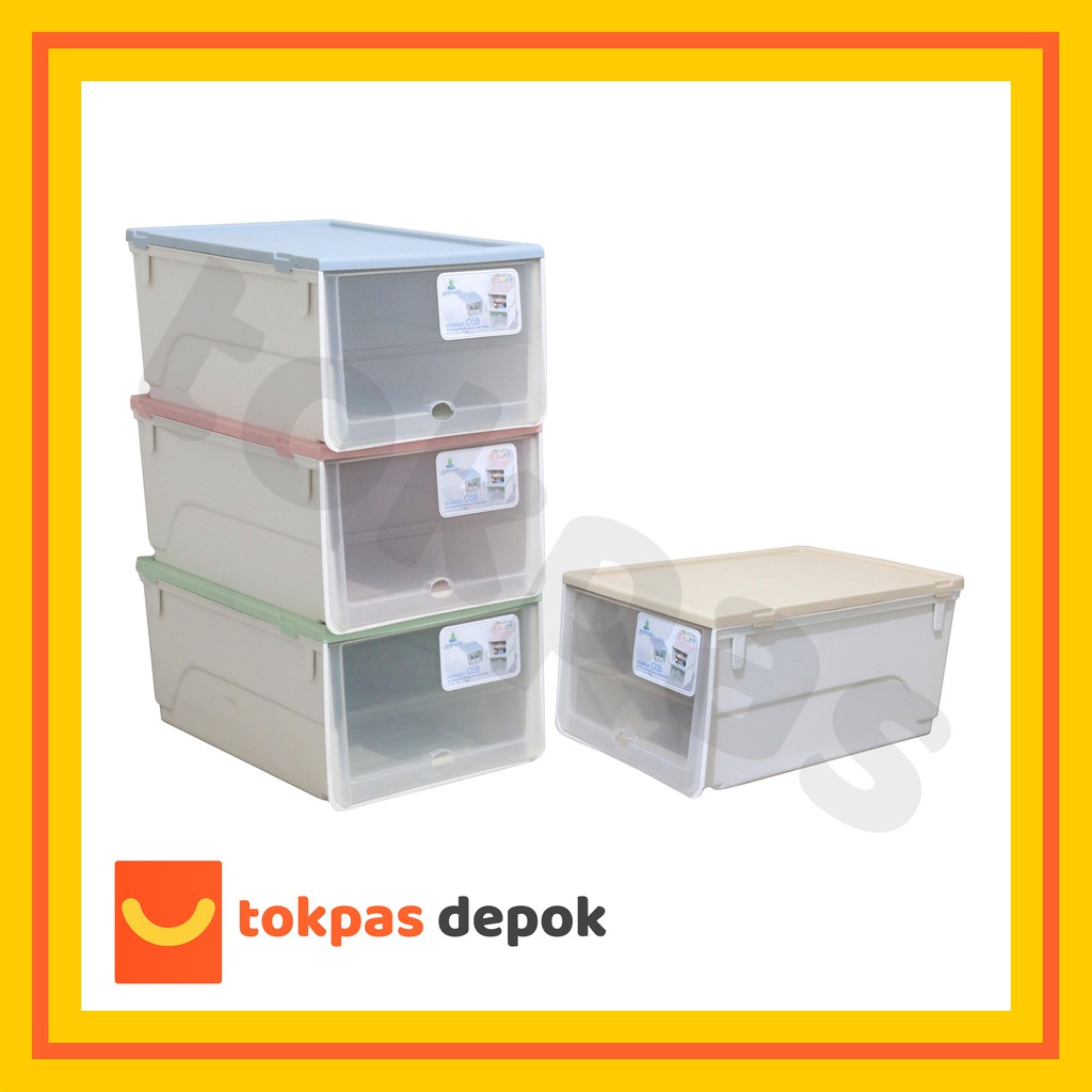 Jual Kotak Penyimpanan Serbaguna Laci Plastik Osb Storage Box Olymplast Indonesiashopee Indonesia 4610