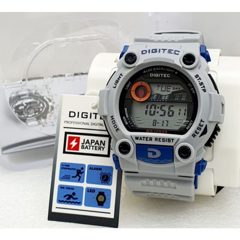 JAM TANGAN PRIA DIGITEC DG 5900 DIGITAL ORIGINAL TAHAN AIR