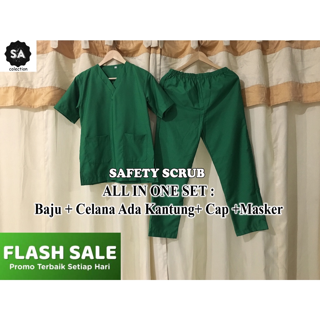 Baju Jaga / Baju OK / Baju OKA / Baju Operasi / Doctor Scrub / Seragam Medis / Baju Scrub-3