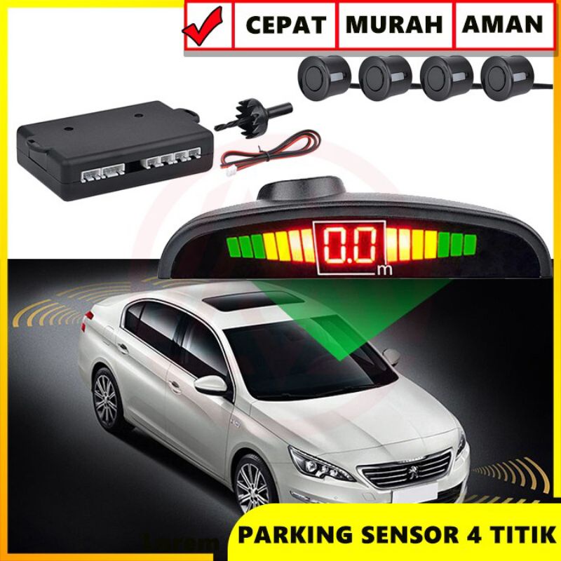 Sensor Parkir Mobil 4 Titik